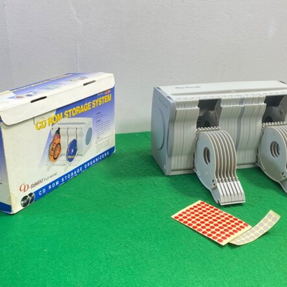 Cd rom storage system organizers, cd room pull serial, holds 60 cd roms - Picture 11 of 11